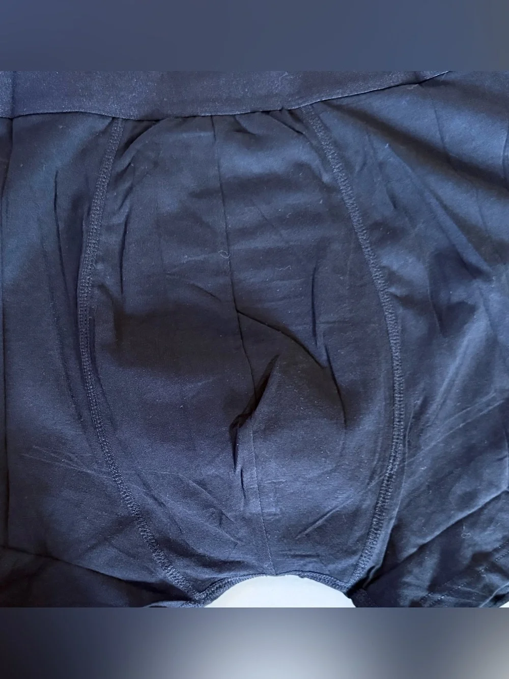 Yeswel Men’s Incontinence Underwear in Black Cotton Spandex Blend Size Small